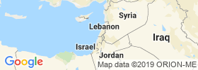 Liban Sud map